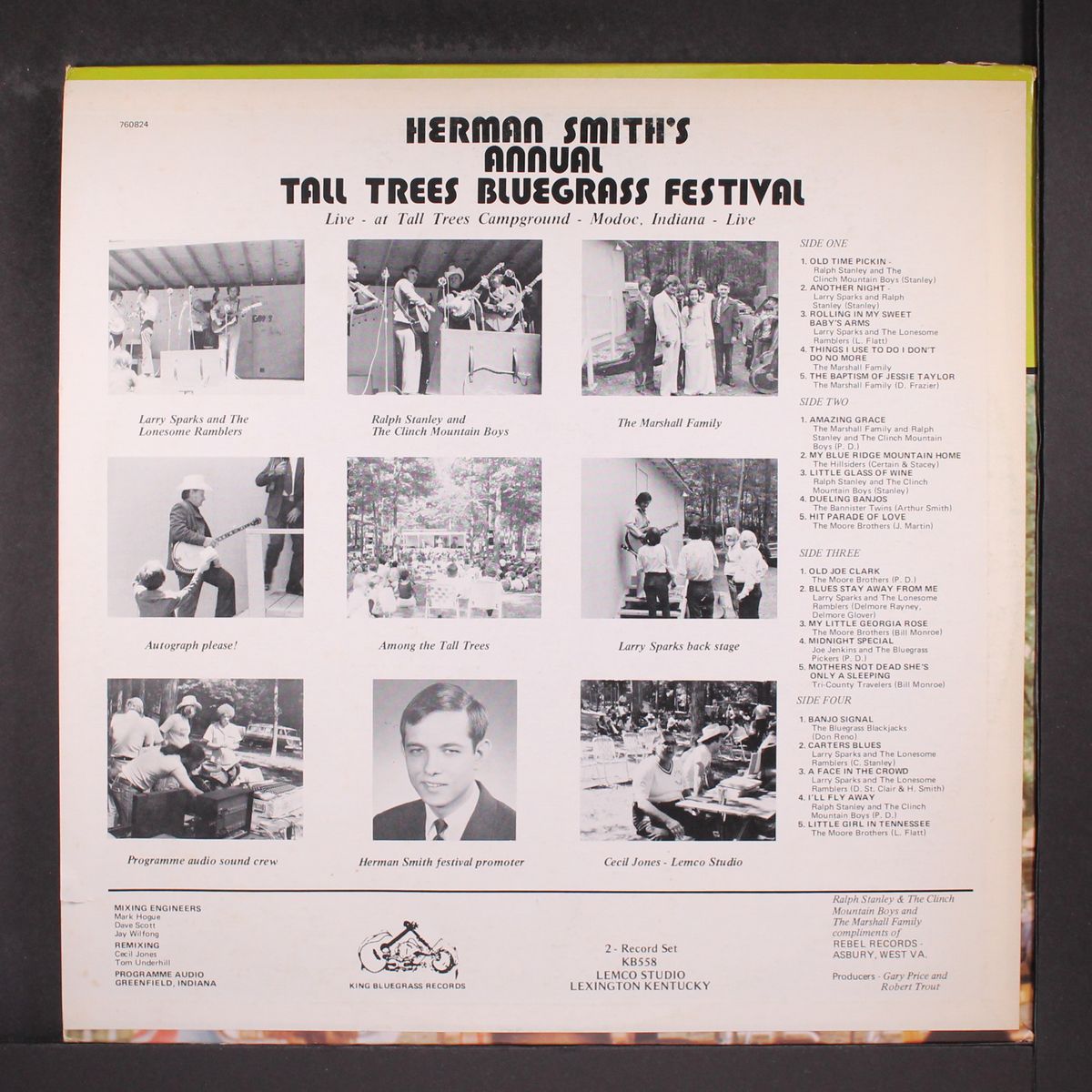 tall trees bluegrass festival 1976 by VARIOUS