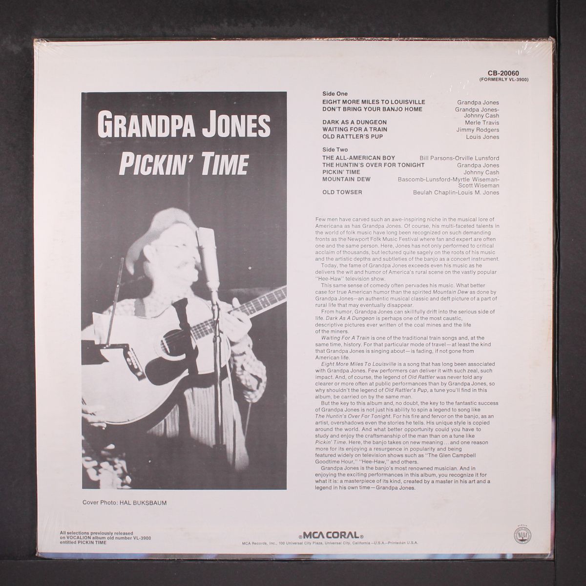 pickin' time by GRANDPA JONES