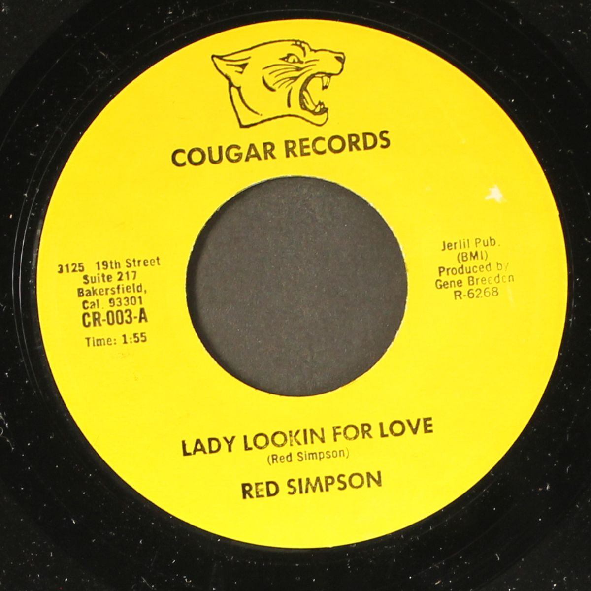 lady lookin for love / hello i'm a truck by RED SIMPSON