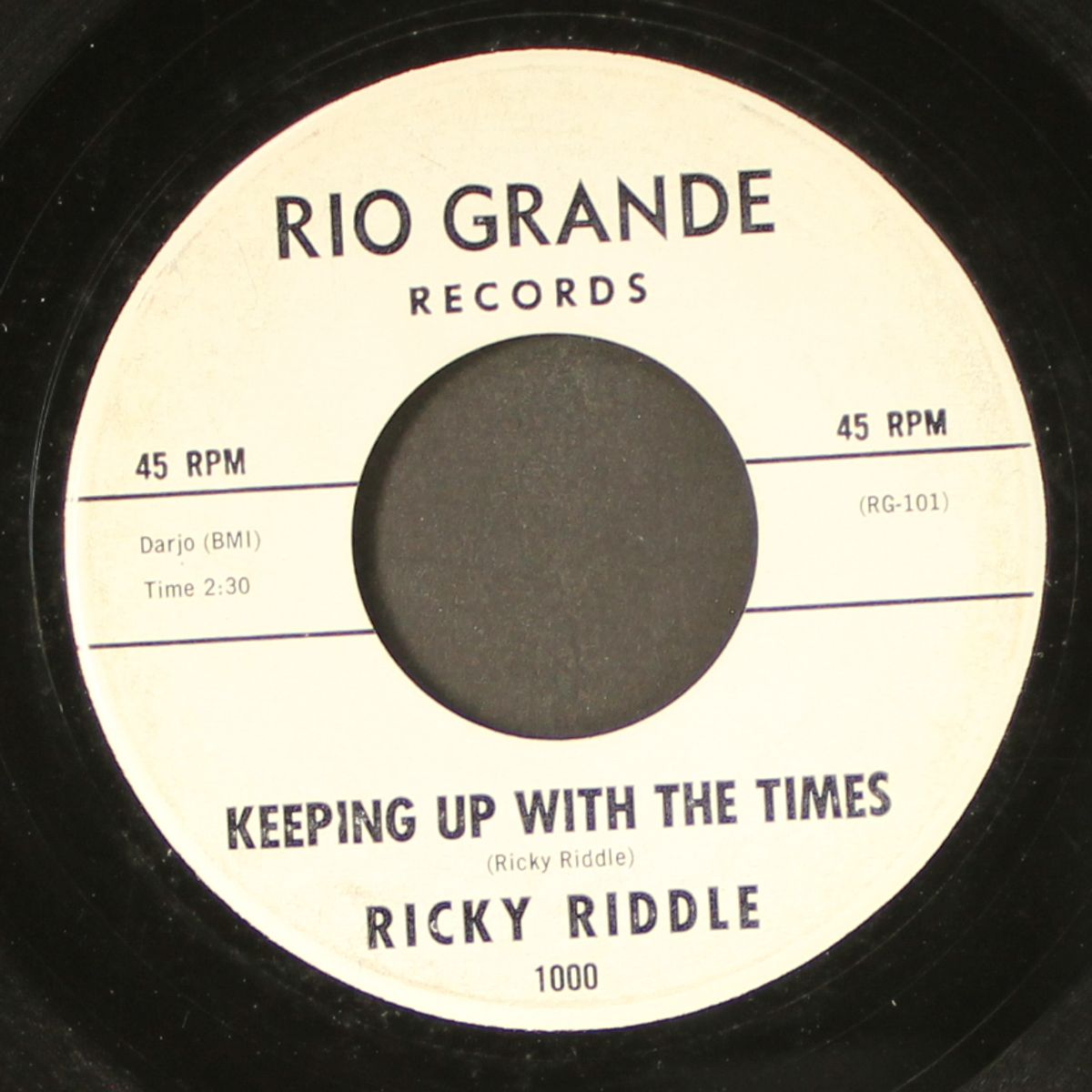 streets of laredo / keeping up with the times by RICKY RIDDLE