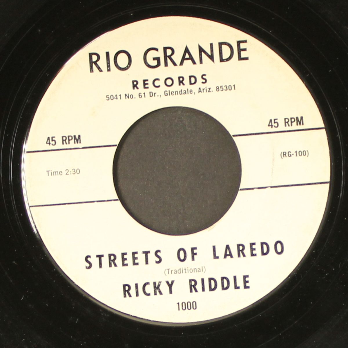 streets of laredo / keeping up with the times by RICKY RIDDLE