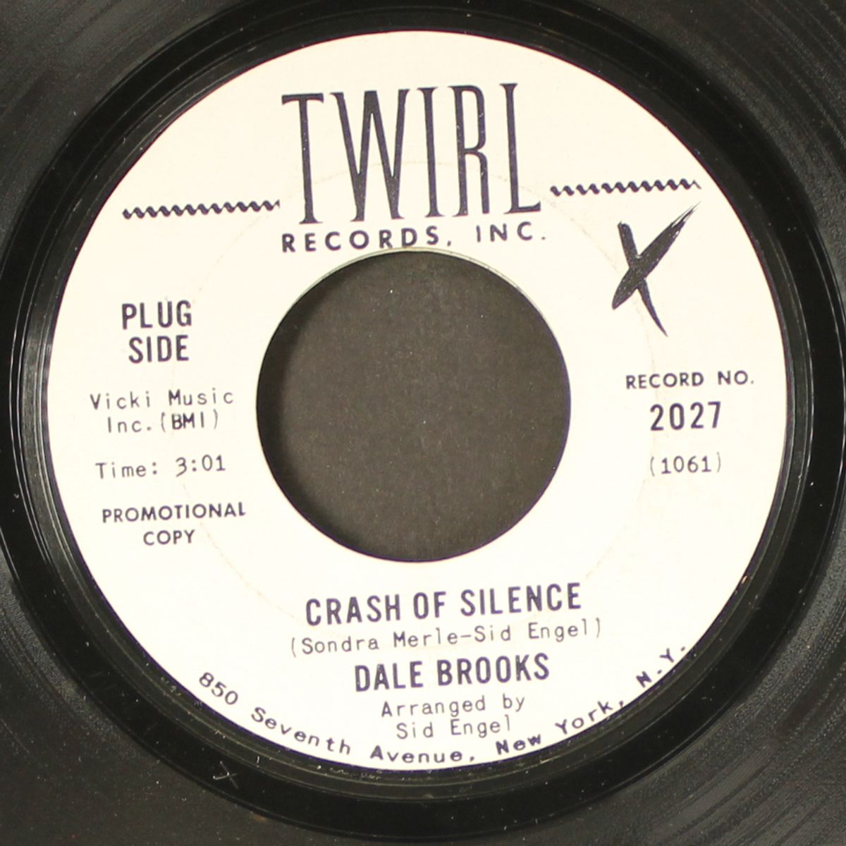 am i glad / crash of silence by DALE BROOKS