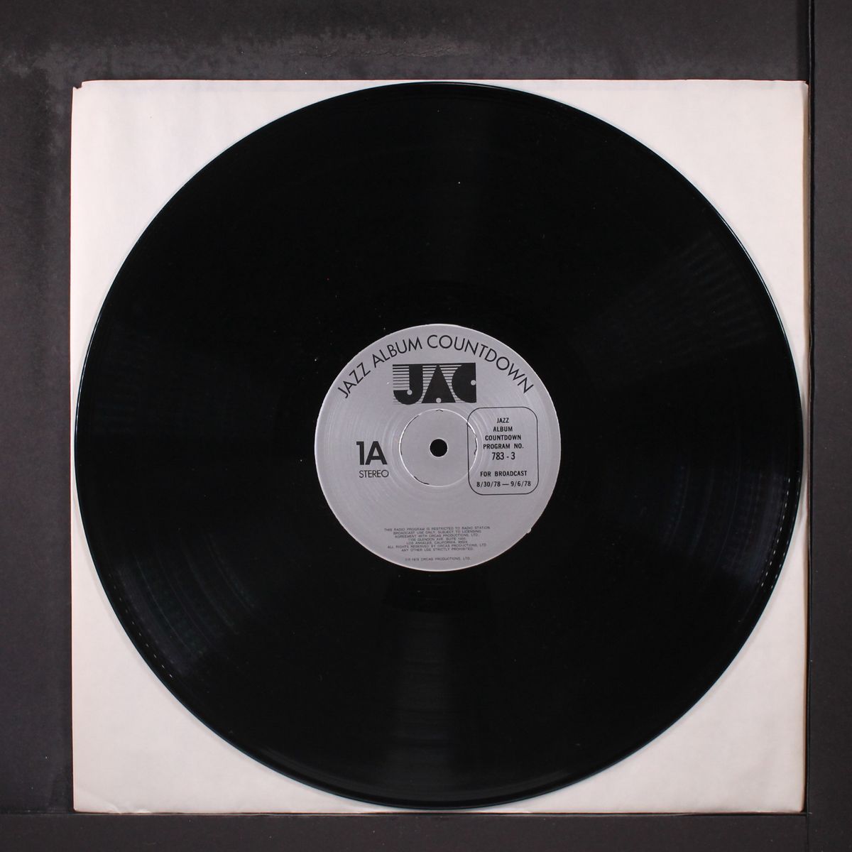 jazz album countdown 9/2/78 by VARIOUS
