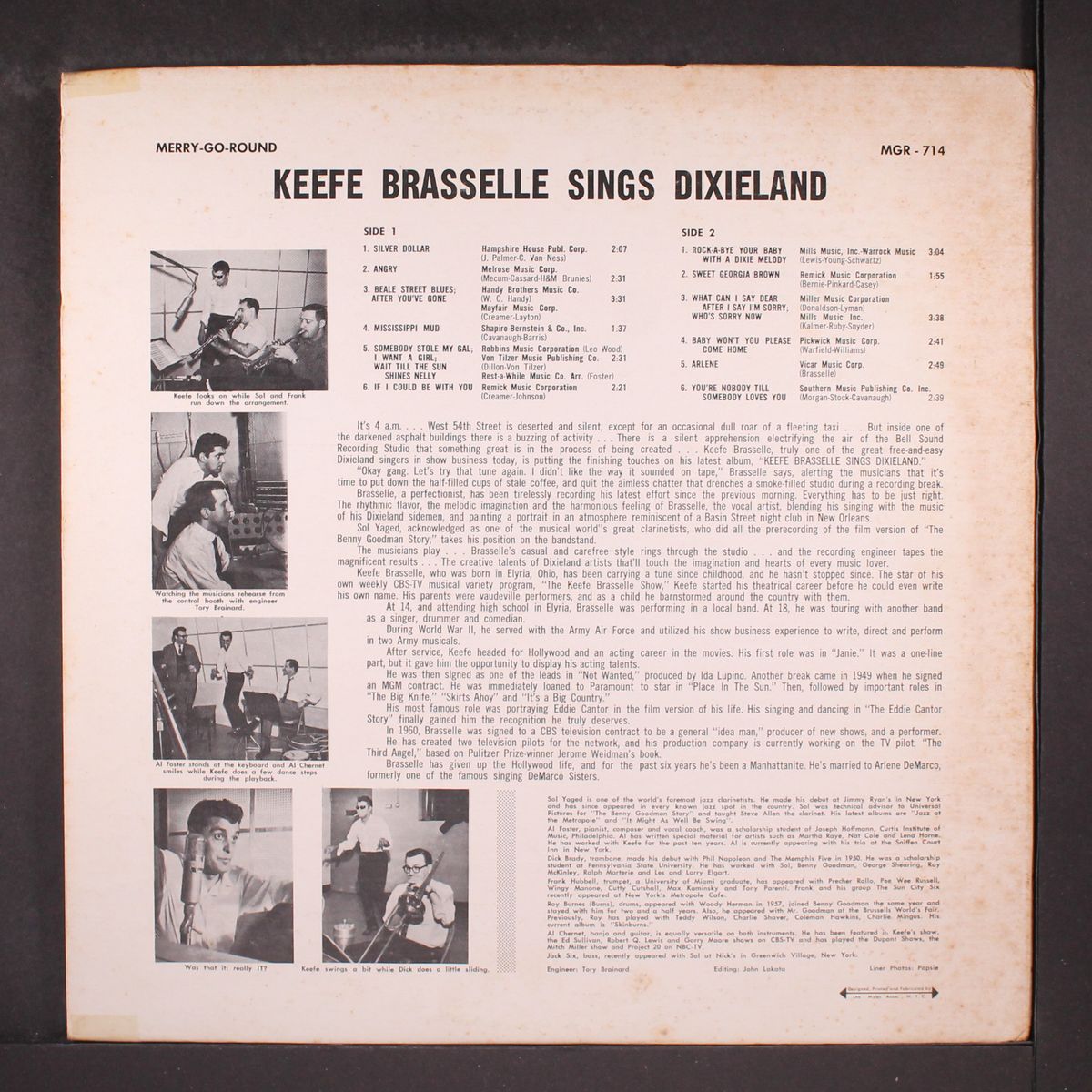 sings dixieland by KEEFE BRASSELLE