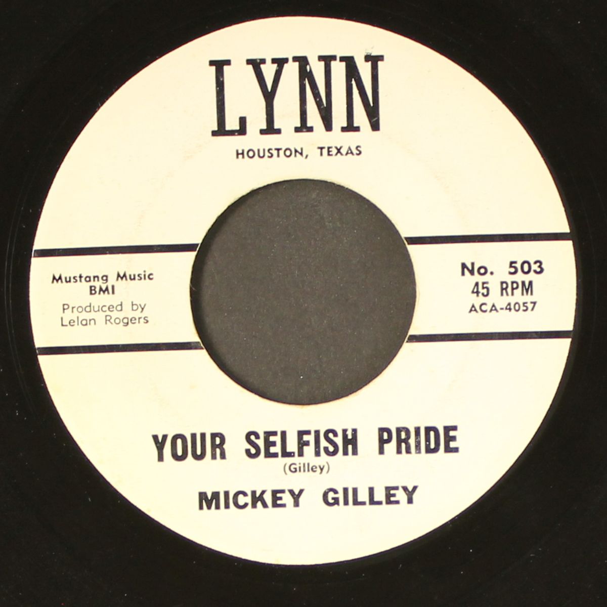 everything turned to love / your selfish pride by MICKEY GILLEY