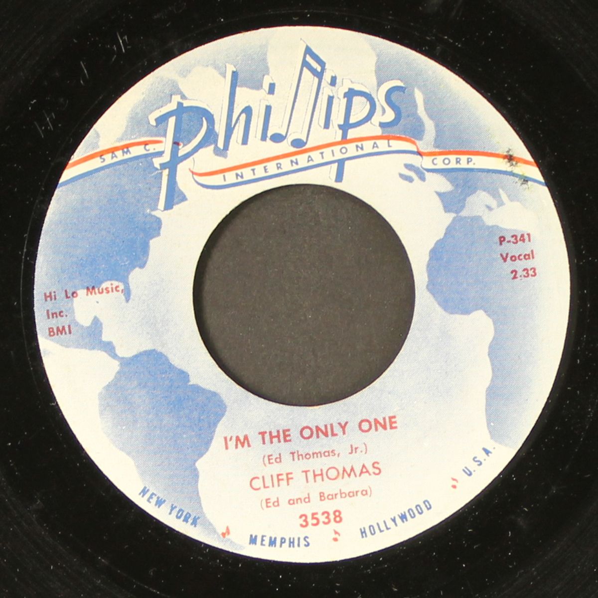 i'm the only one / tidewind by CLIFF THOMAS