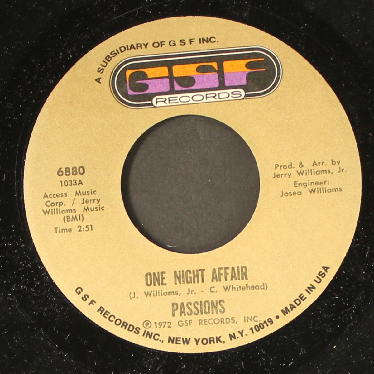 one night affair by PASSIONS