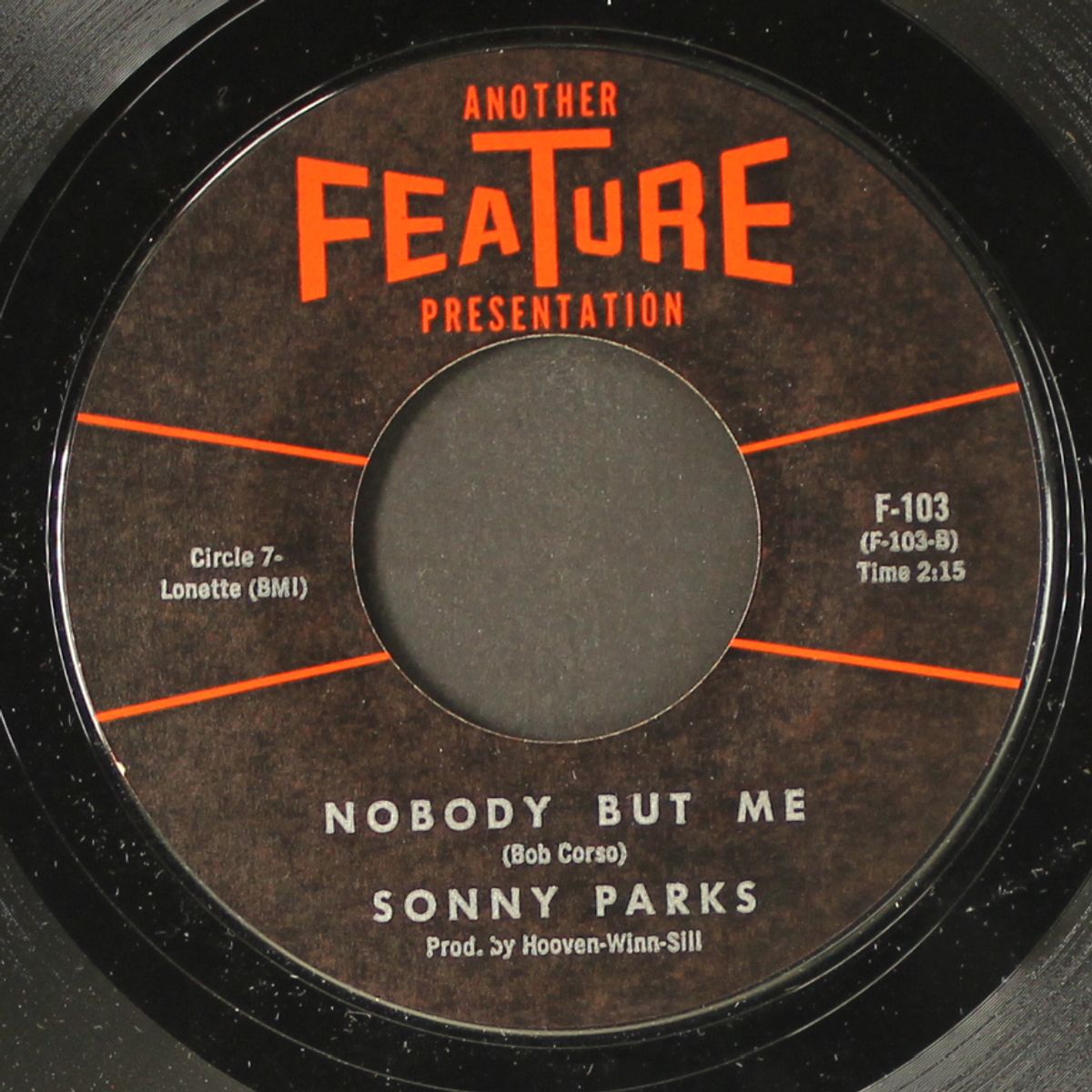 raindrops on a river / nobody but me by SONNY PARKS