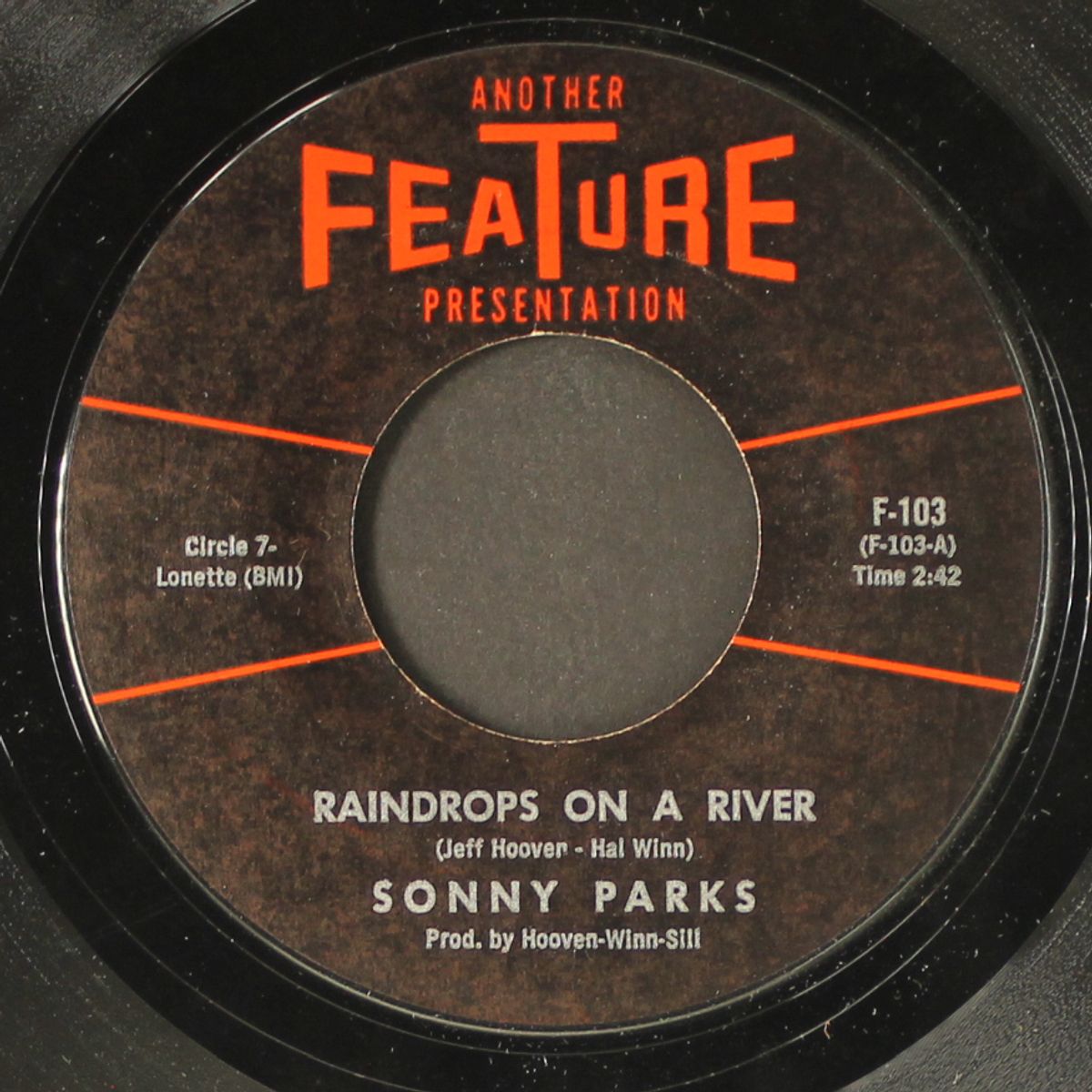 raindrops on a river / nobody but me by SONNY PARKS