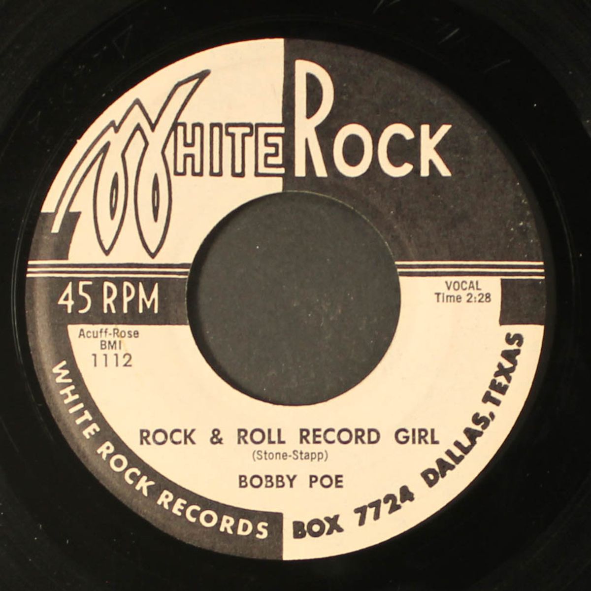 rock & roll boogie / rock & roll record girl by BOBBY POE