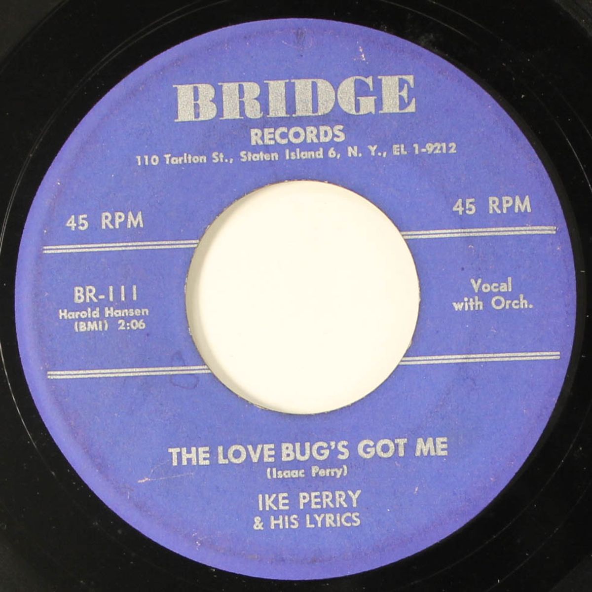 star steps to heaven / the love bug's got me by IKE PERRY & LYRICS