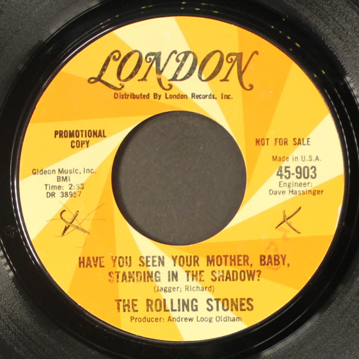 have you seen your mother, baby, standing in the shadow? by ROLLING STONES
