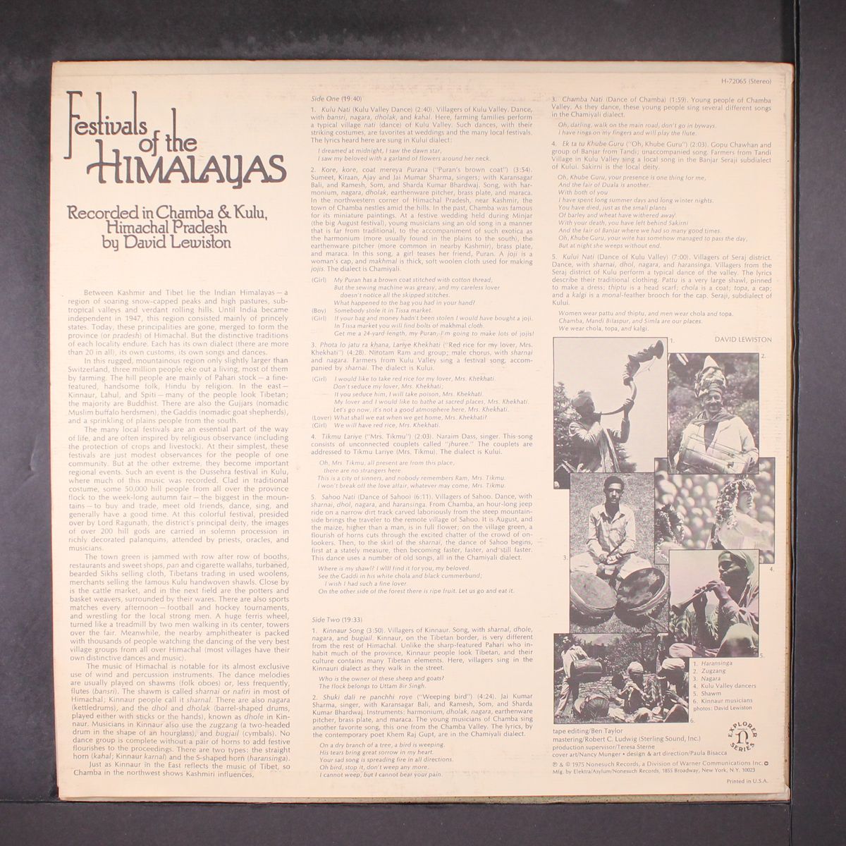 festivals of the himalayas by DAVID LEWISTON