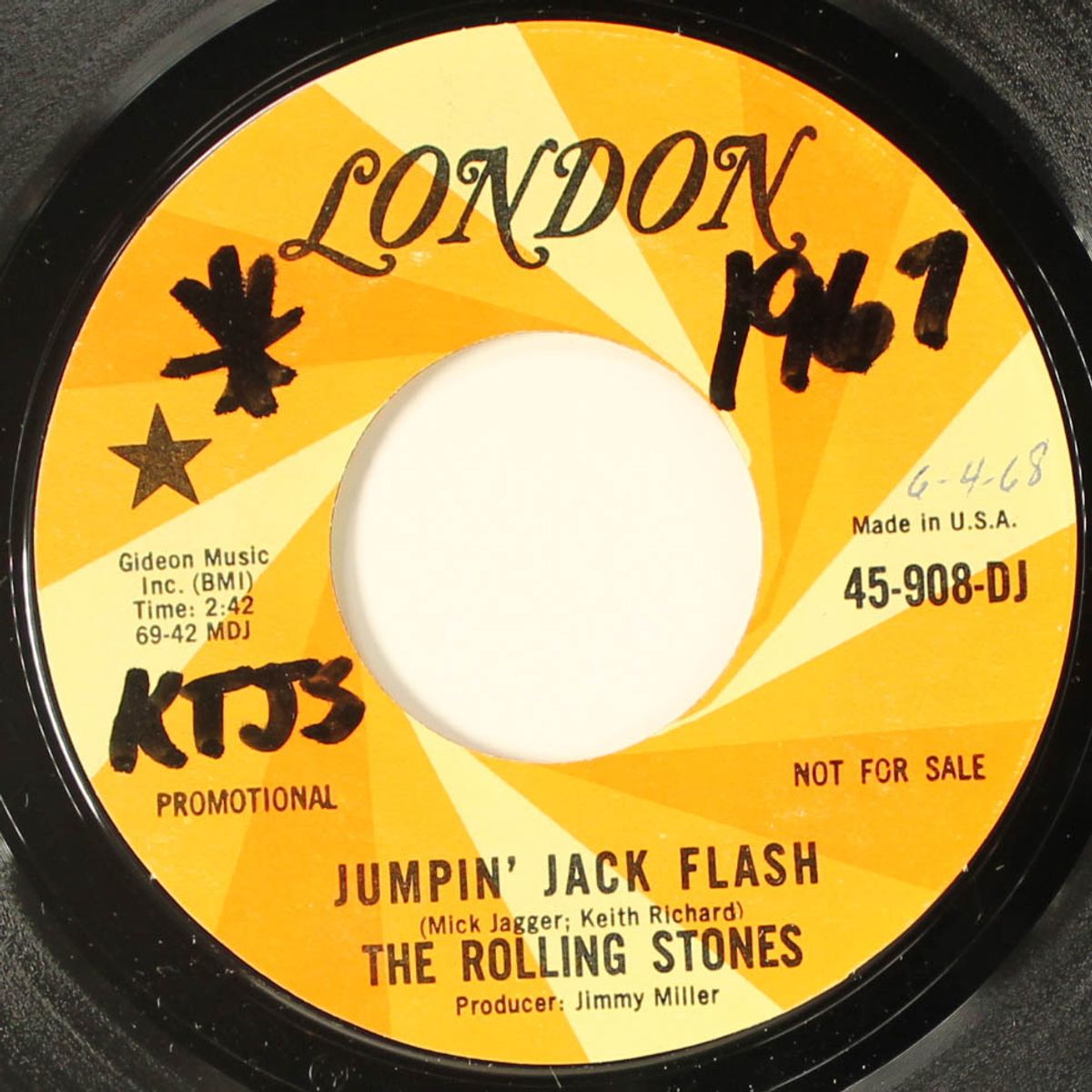 jumpin' jack flash / child of the moon by ROLLING STONES