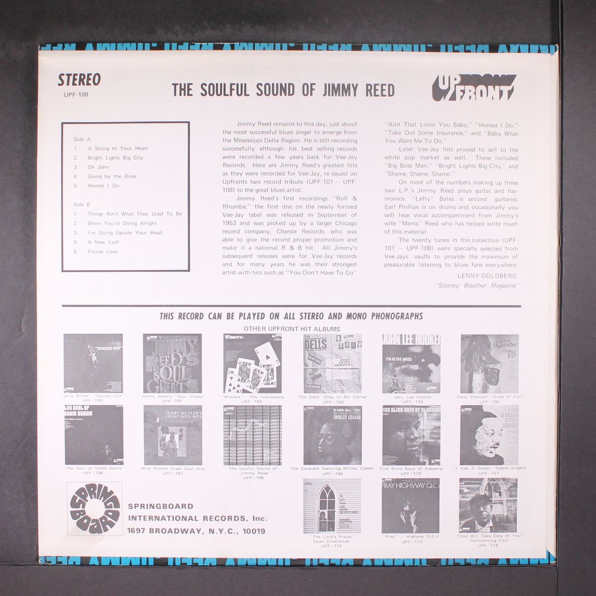 the soulful sound by JIMMY REED