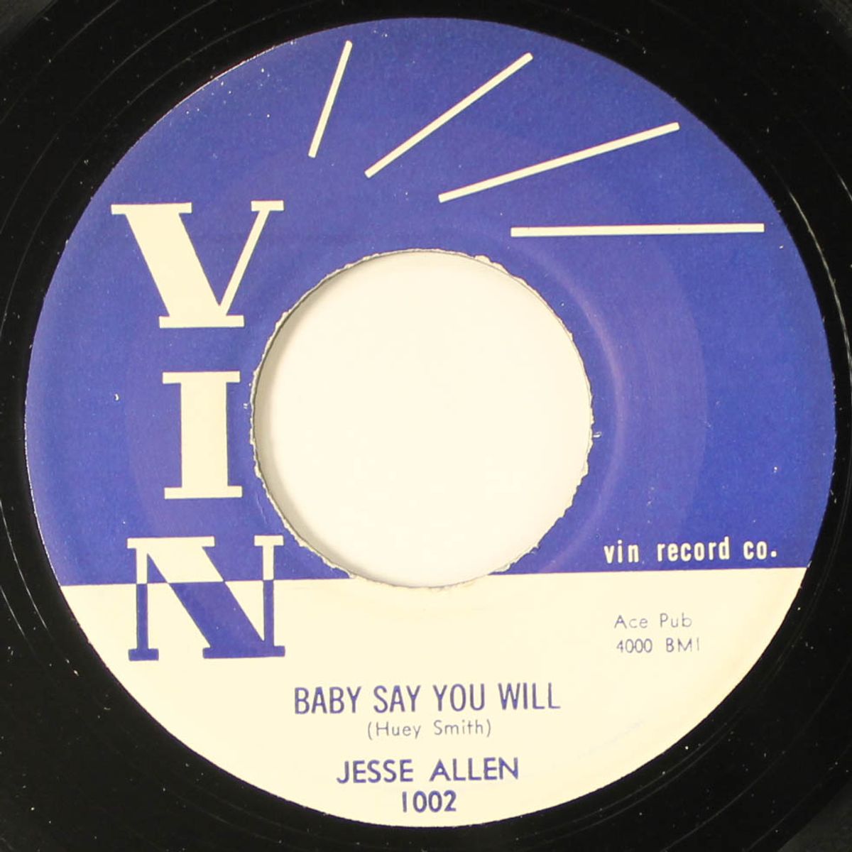 baby say you will / goodbye blues by JESSE ALLEN