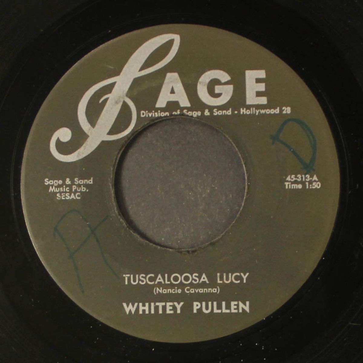 tuscaloosa lucy / waltz of the steel guitar by WHITEY PULLEN