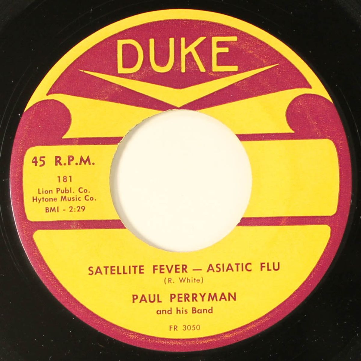 satellite fever, asiatic flu / i'm walking out by PAUL PERRYMAN