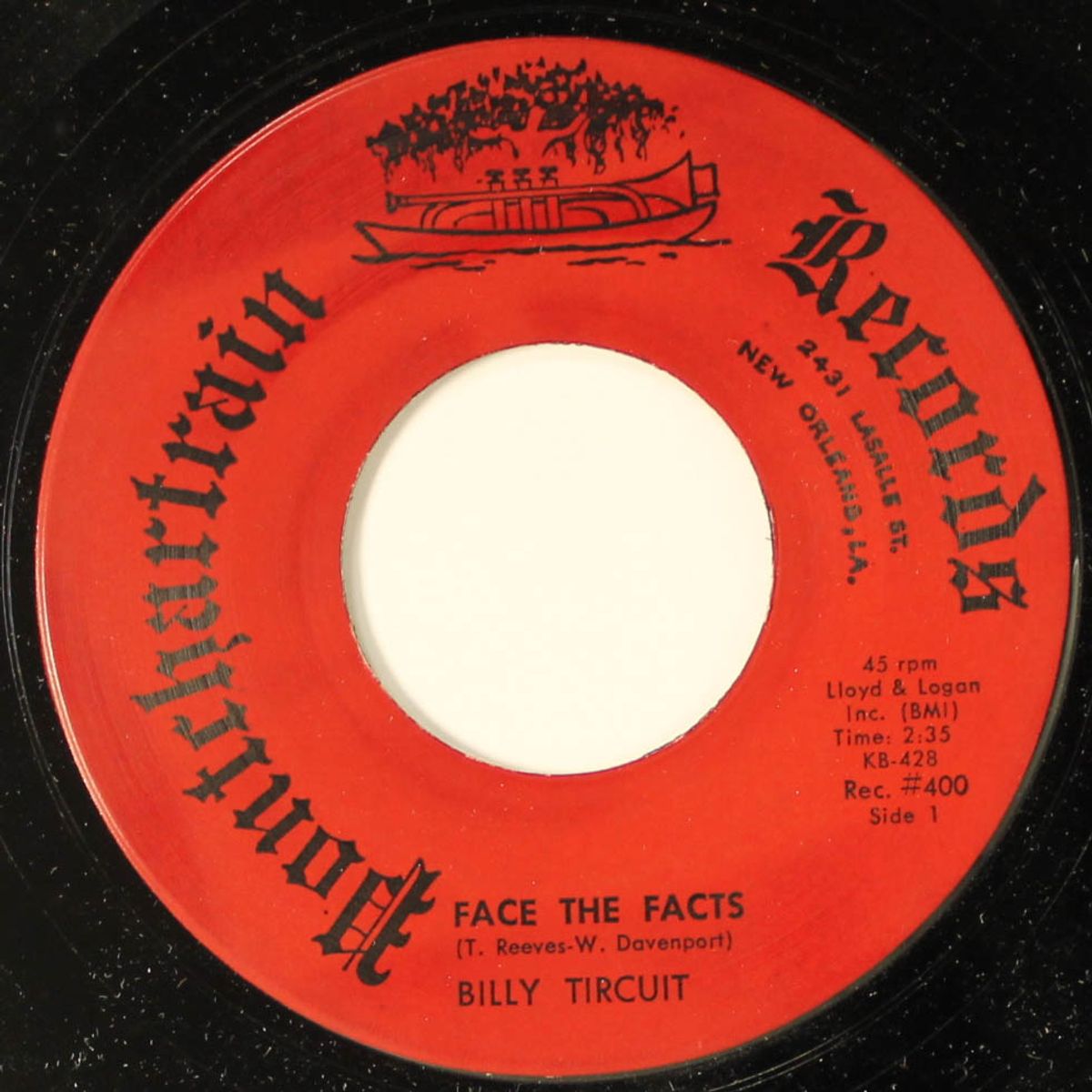 face the facts / crazy green lizard by BILLY TIRCUIT