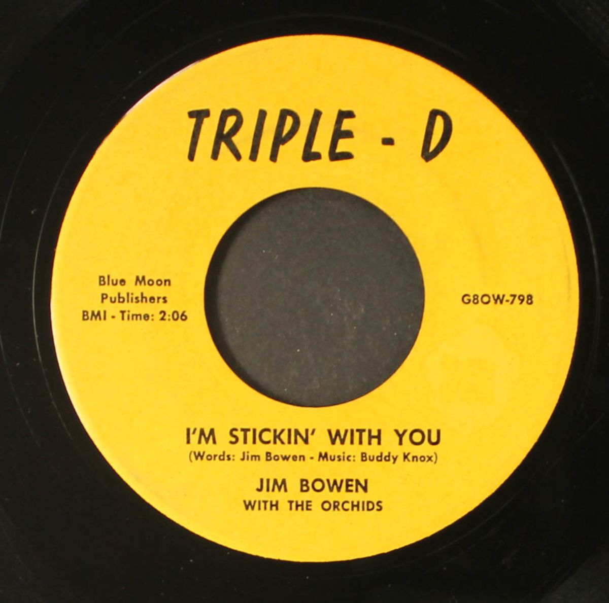 party doll / i'm stickin' with you by BUDDY KNOX / JIM BOWEN