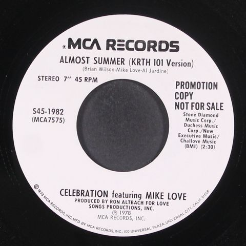 CELEBRATION & MIKE LOVE