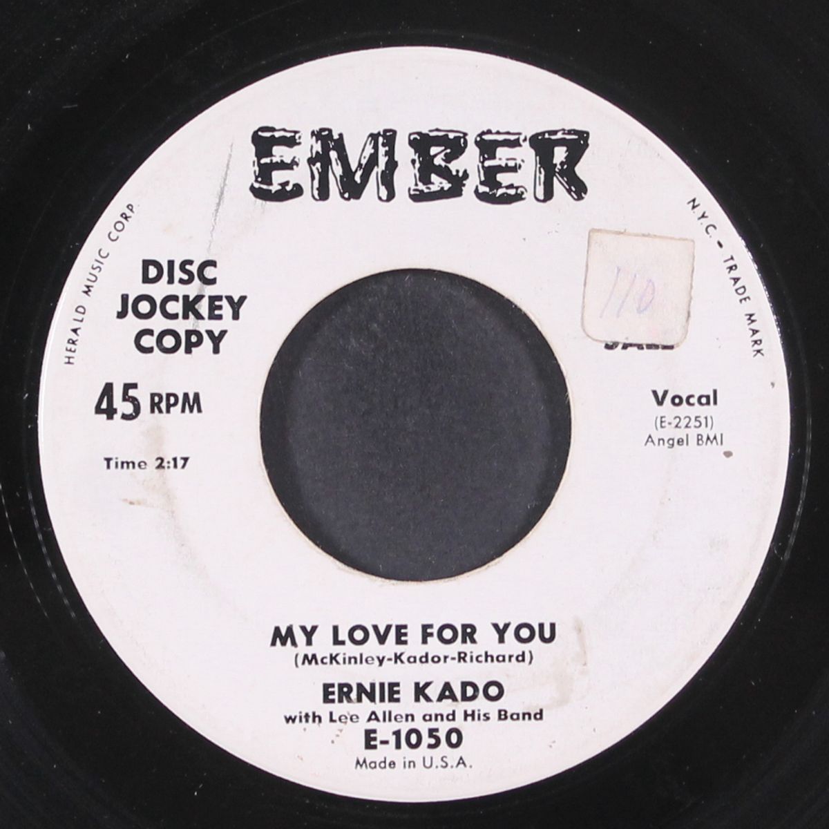 my love for you / tuff-enuff by ERNIE KADO
