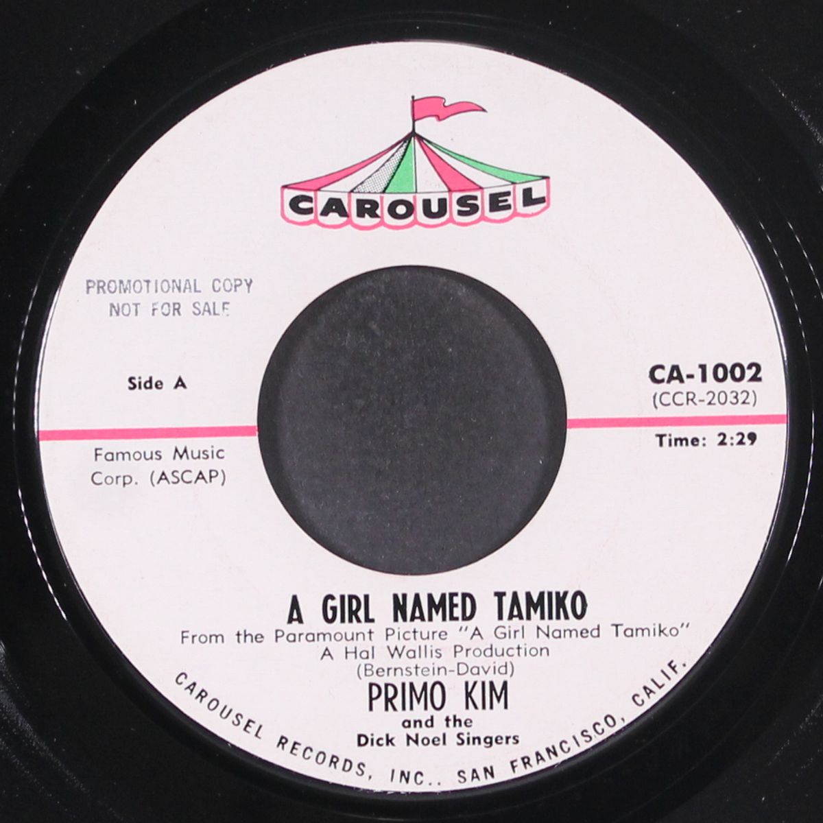 i've got enough blues for two / a girl named tamiko by PRIMO KIM