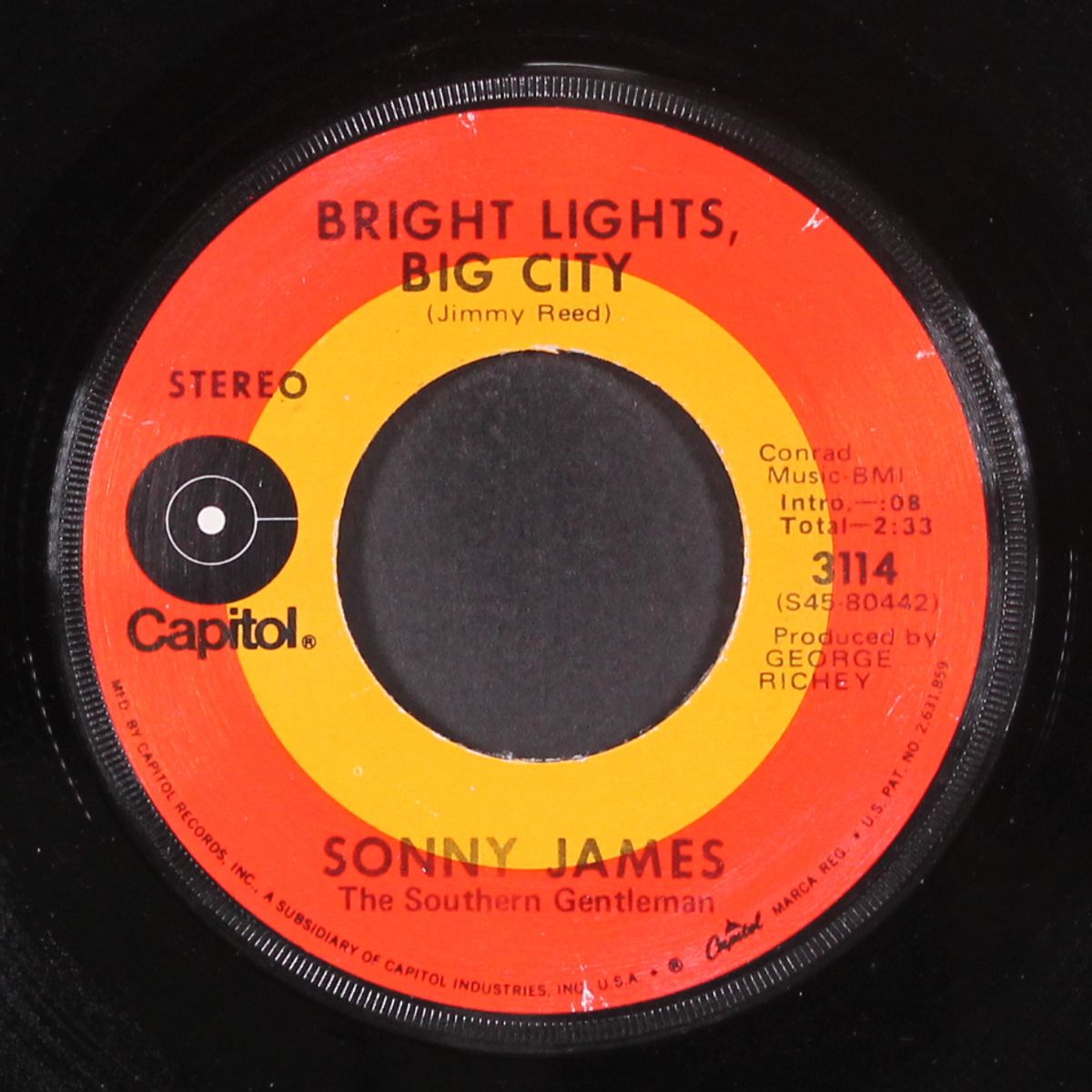 bright lights, big city / true love lasts forever by SONNY JAMES
