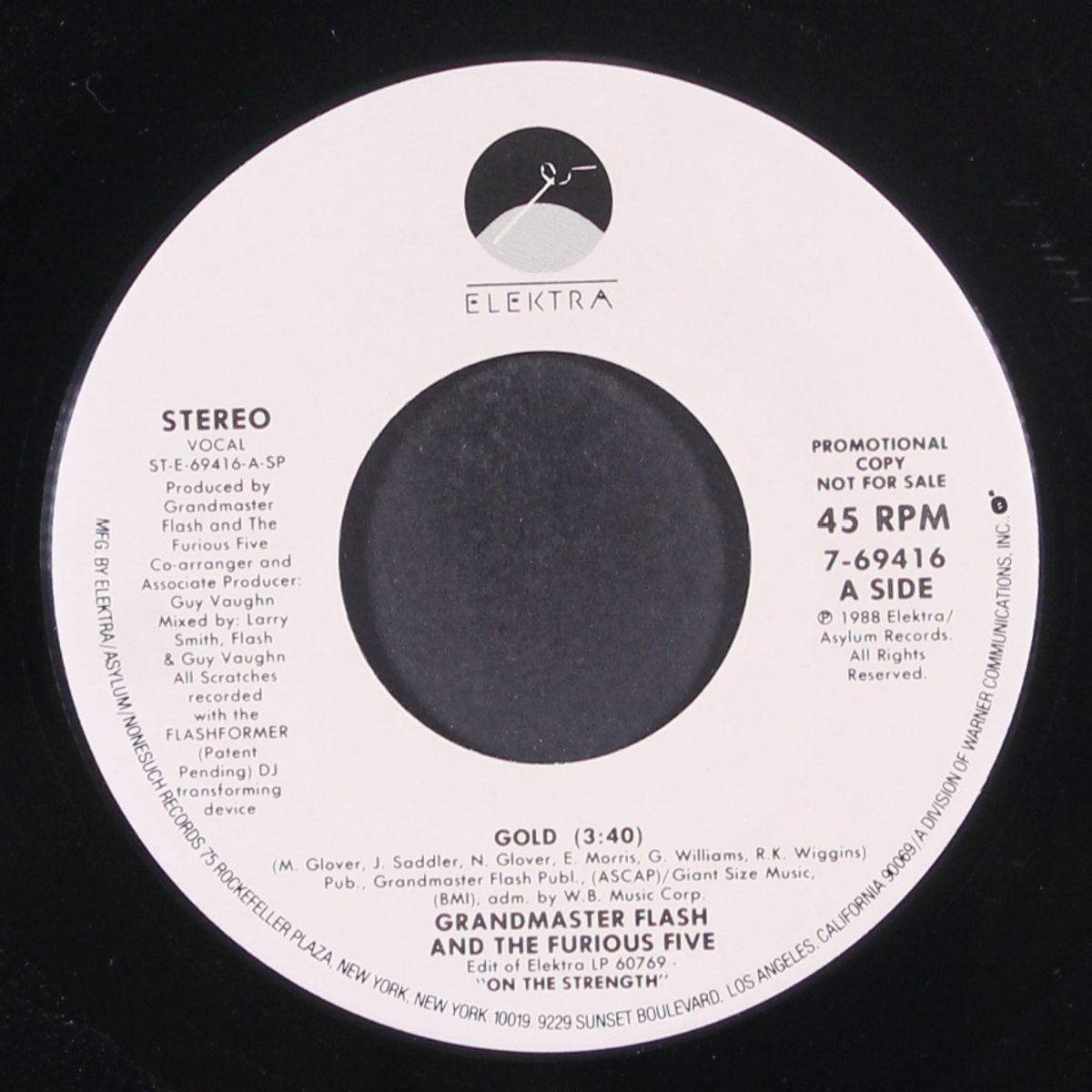 gold by GRANDMASTER FLASH & FURIOUS FIVE