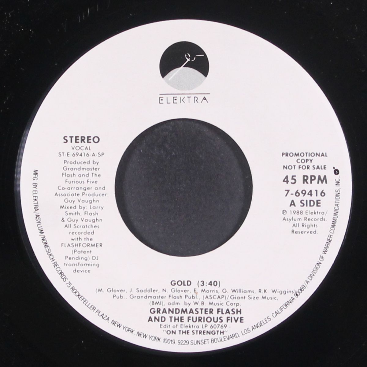 gold by GRANDMASTER FLASH & FURIOUS FIVE