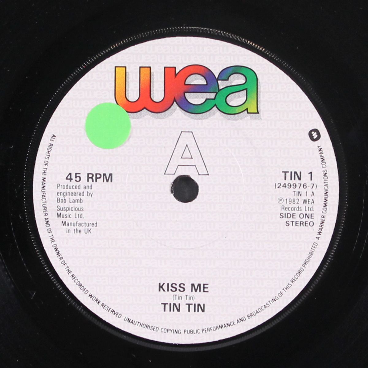 kiss me (us remix) / love's duet by TIN TIN