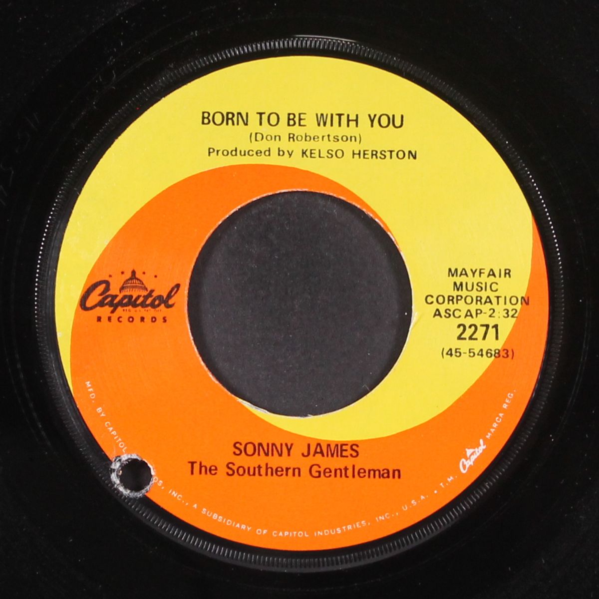 born to be with you / in waikiki by SONNY JAMES