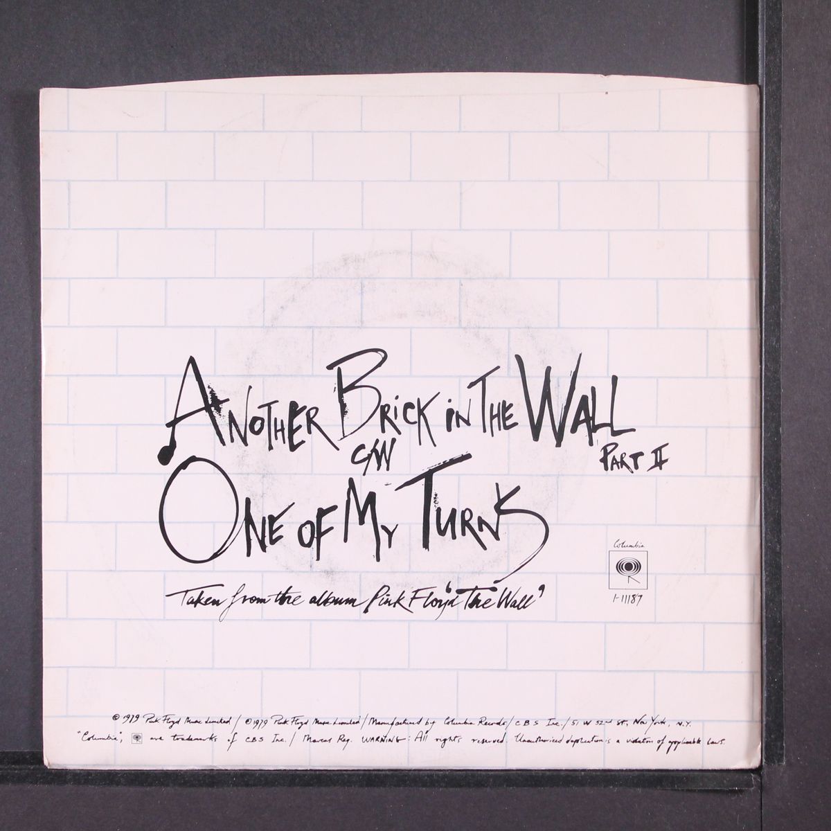 another brick in the wall / one of my turns by PINK FLOYD