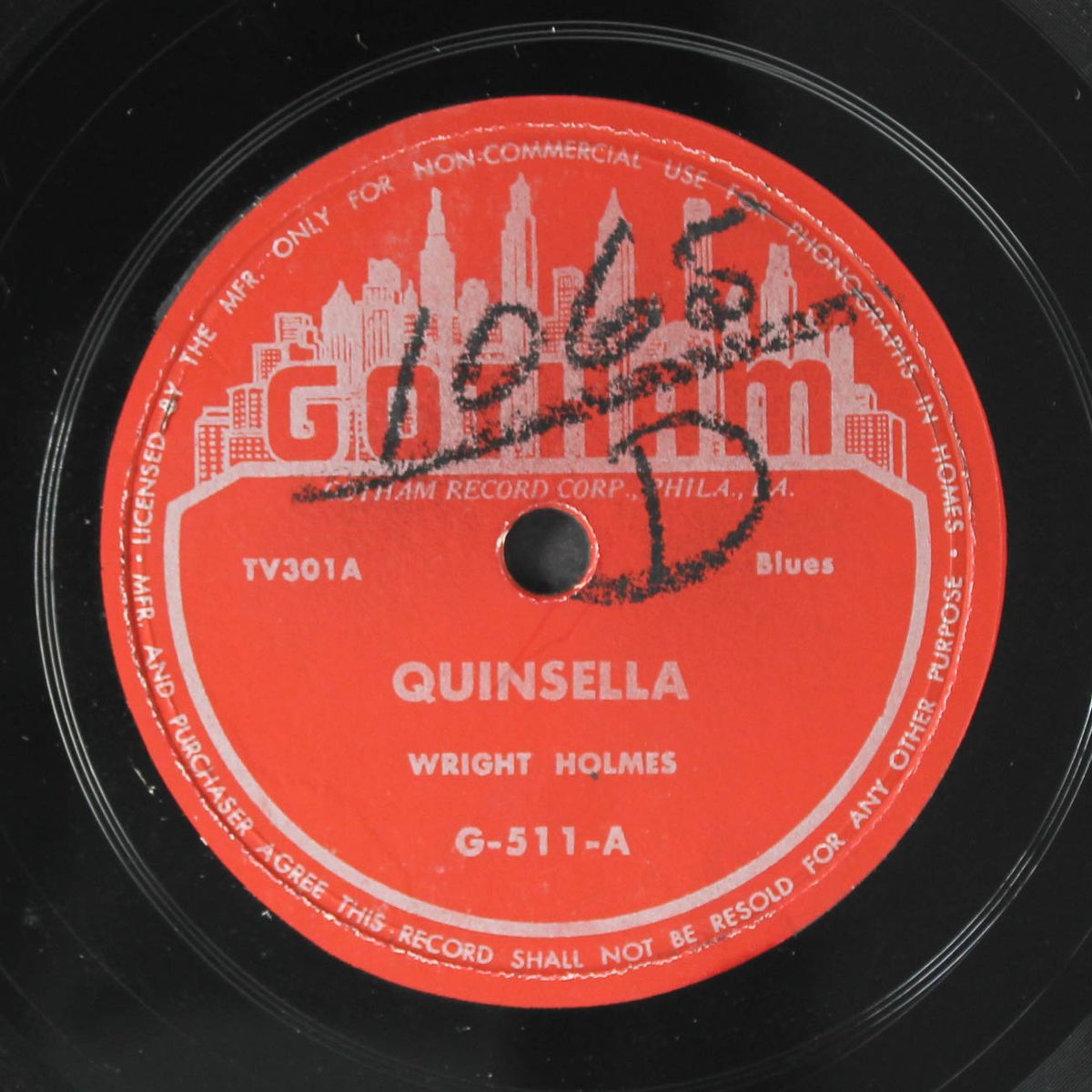 quinsella / alley special by WRIGHT HOLMES