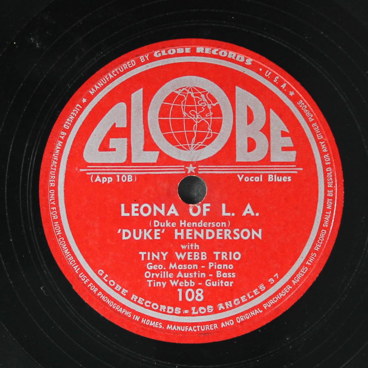 g.i. blues / leona of l.a. by DUKE HENDERSON