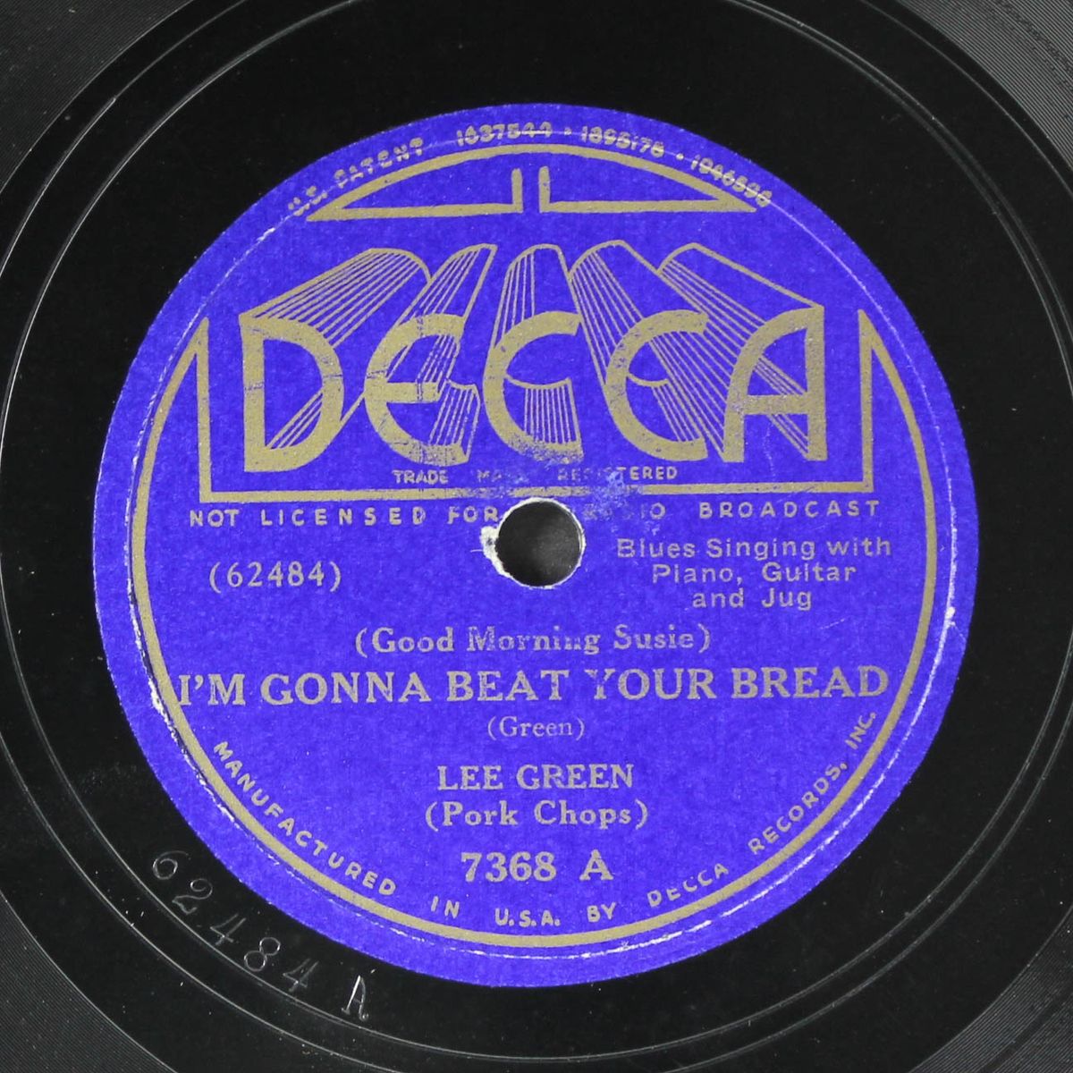 sealskin black woman / i'm gonna beat your bread by LEE GREEN