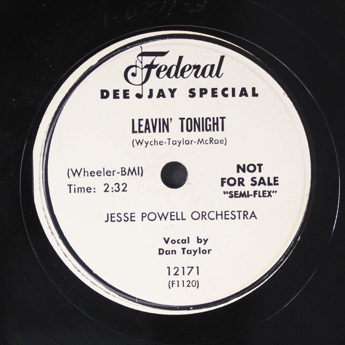 hot box / leavin' tonight by JESSE POWELL