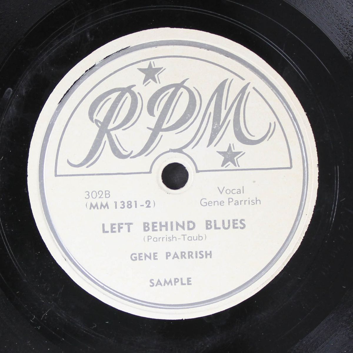 gone awhile blues / left behind blues by GENE PARRISH