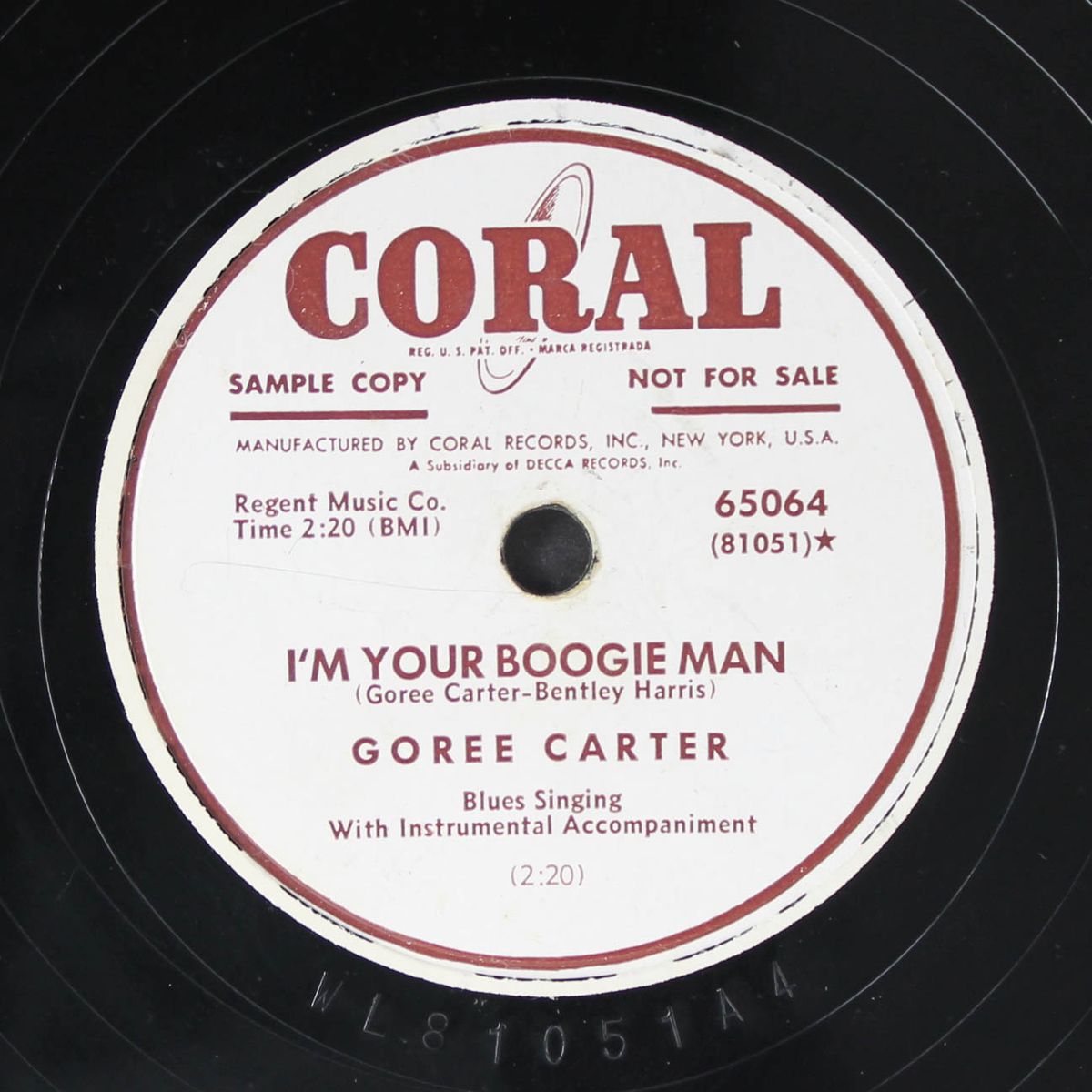 i'm your boogie man / please say you're mine by GOREE CARTER
