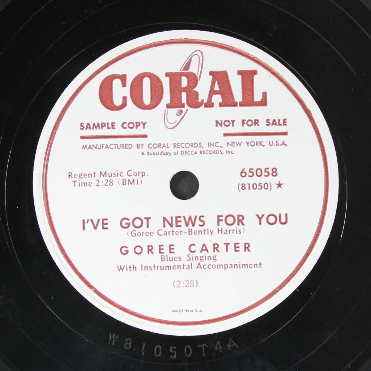 i've got news for you / tell me there is still a chance by GOREE CARTER