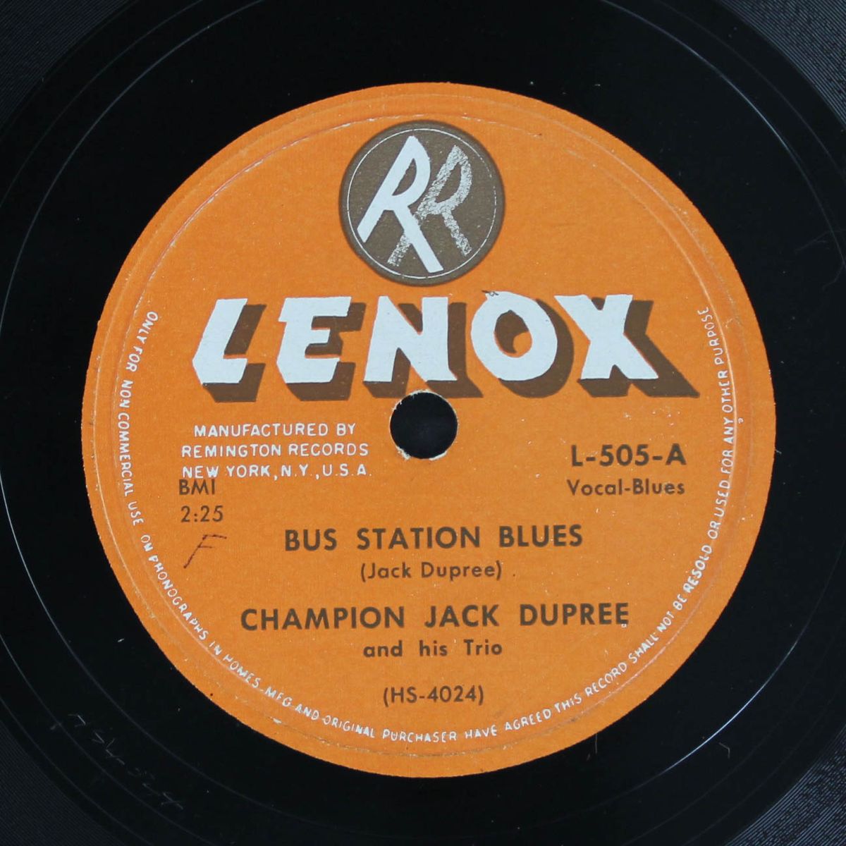 bus station blues / bad whiskey and wild women by CHAMPION JACK DUPREE