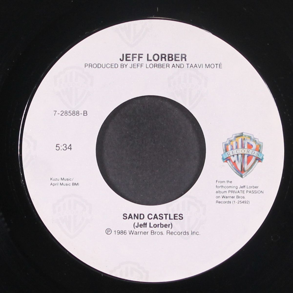 facts of love / sand castles by JEFF LORBER