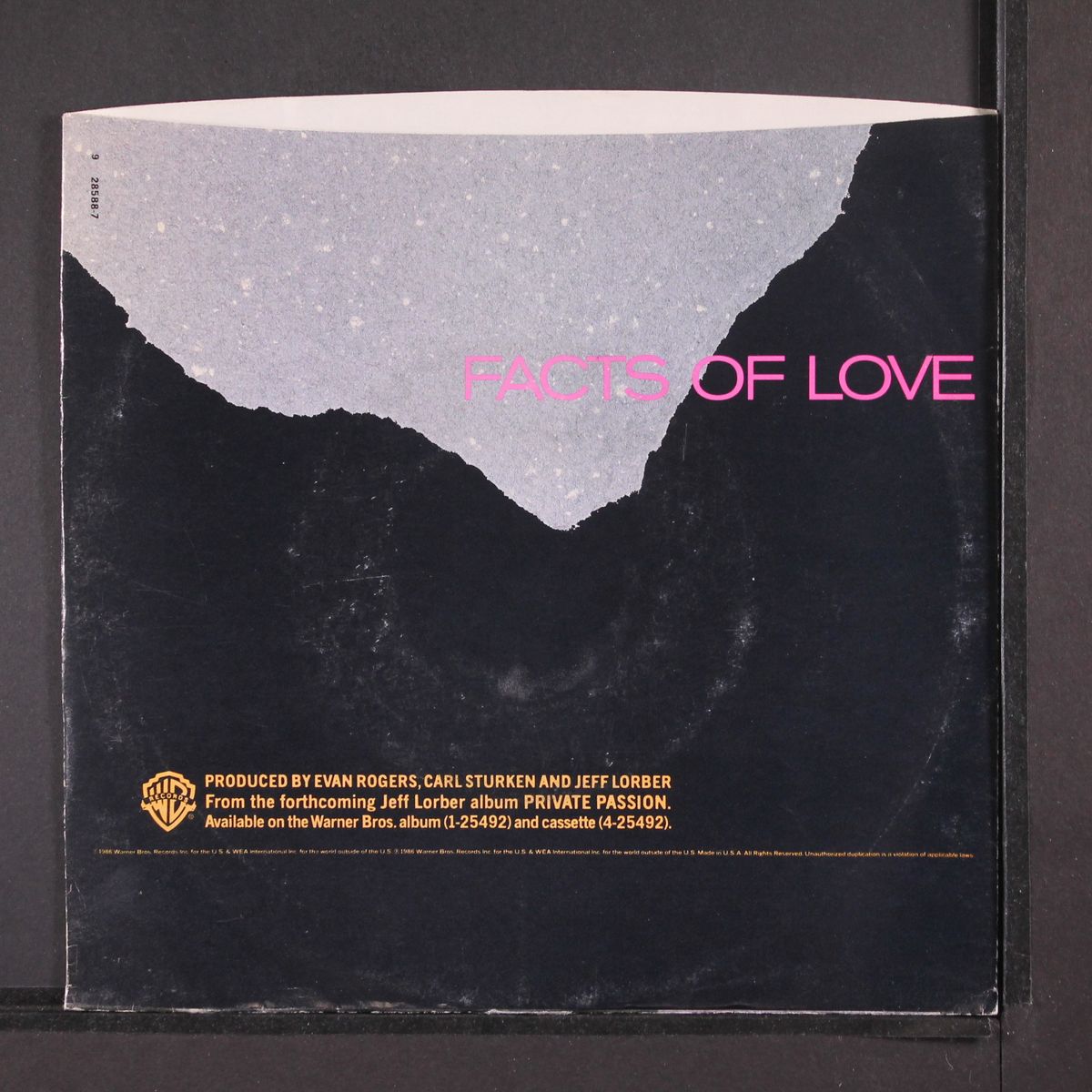 facts of love / sand castles by JEFF LORBER