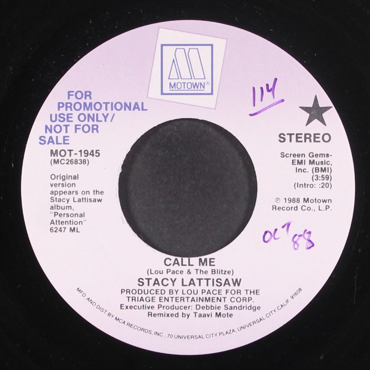 call me by STACY LATTISAW