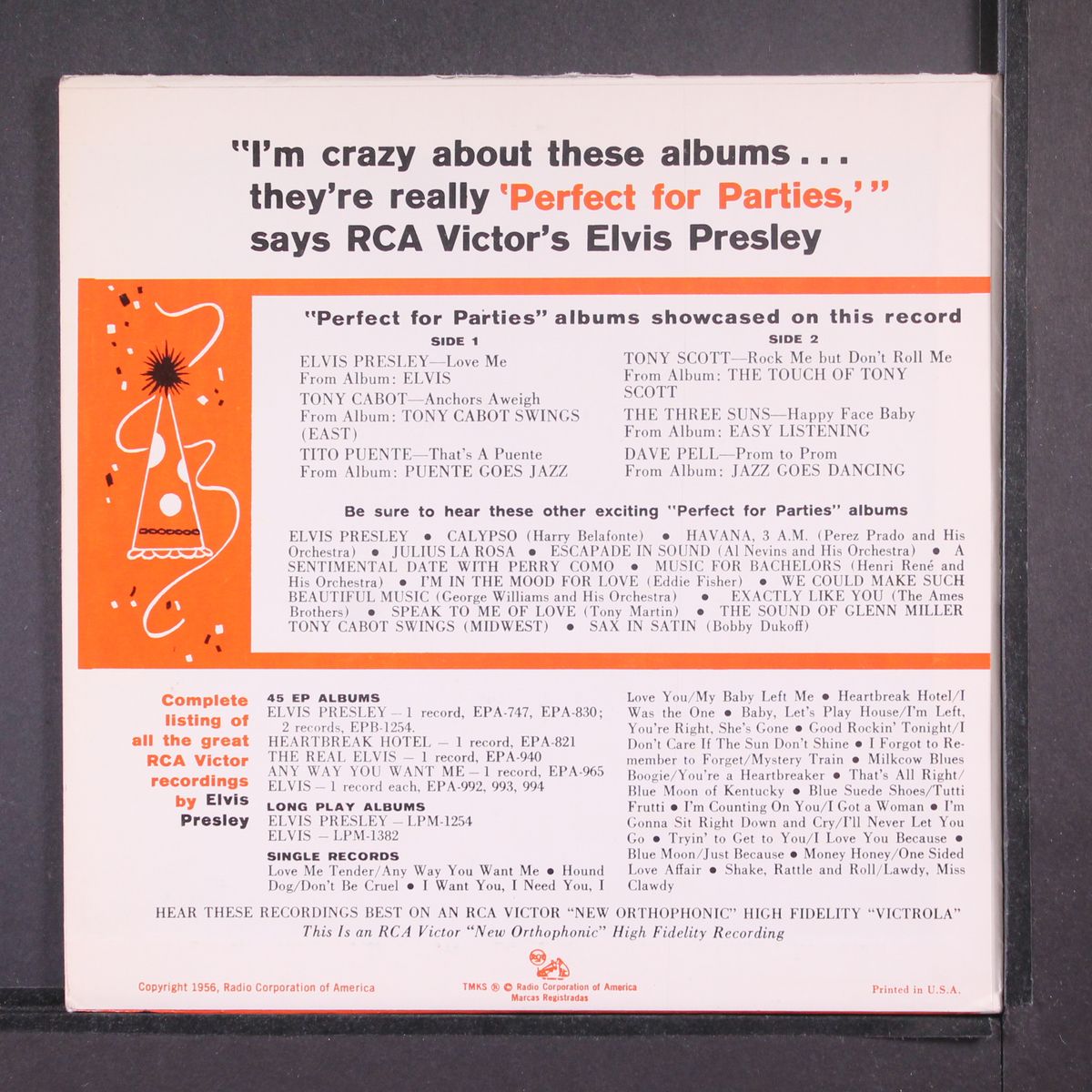 perfect for parties by ELVIS PRESLEY