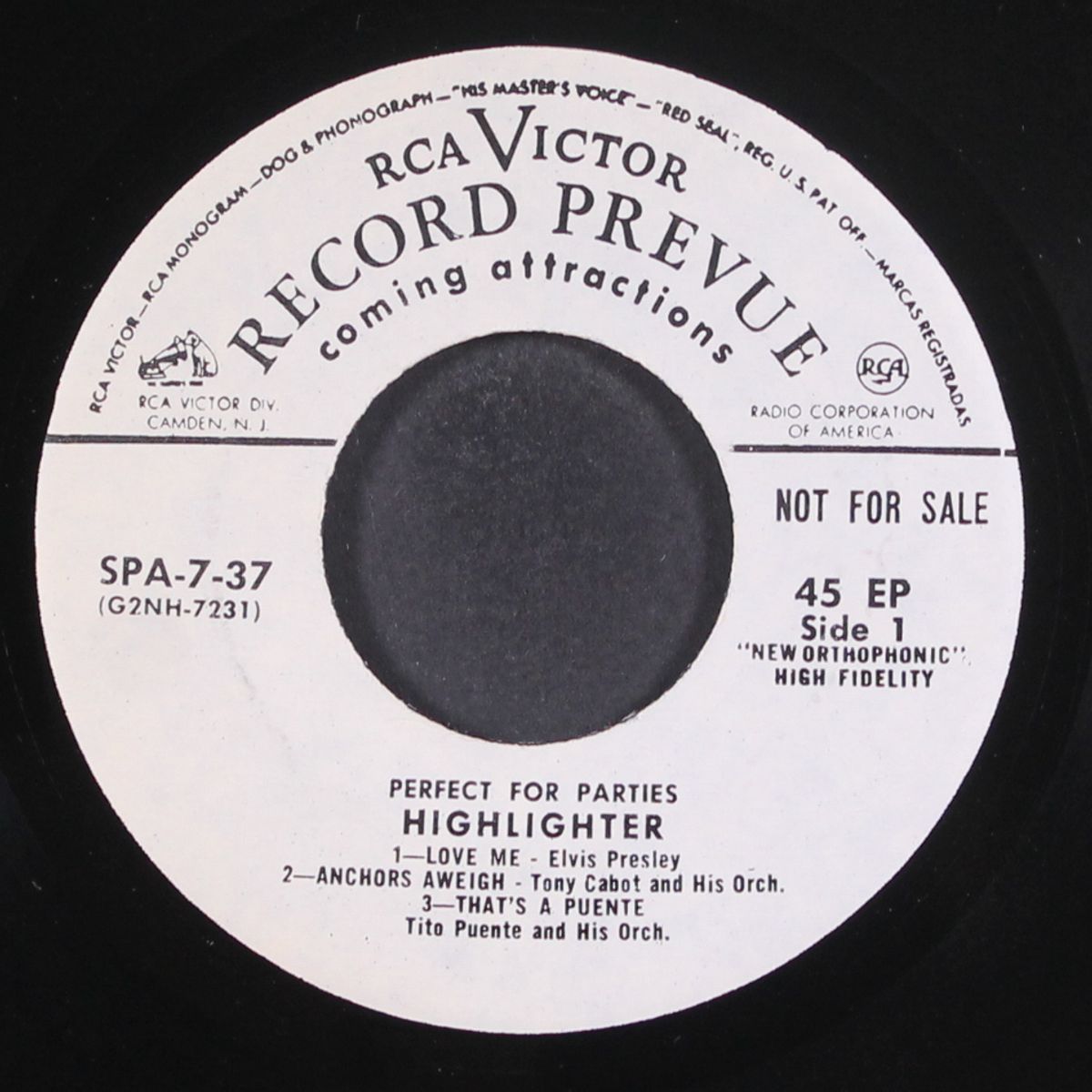 perfect for parties by ELVIS PRESLEY