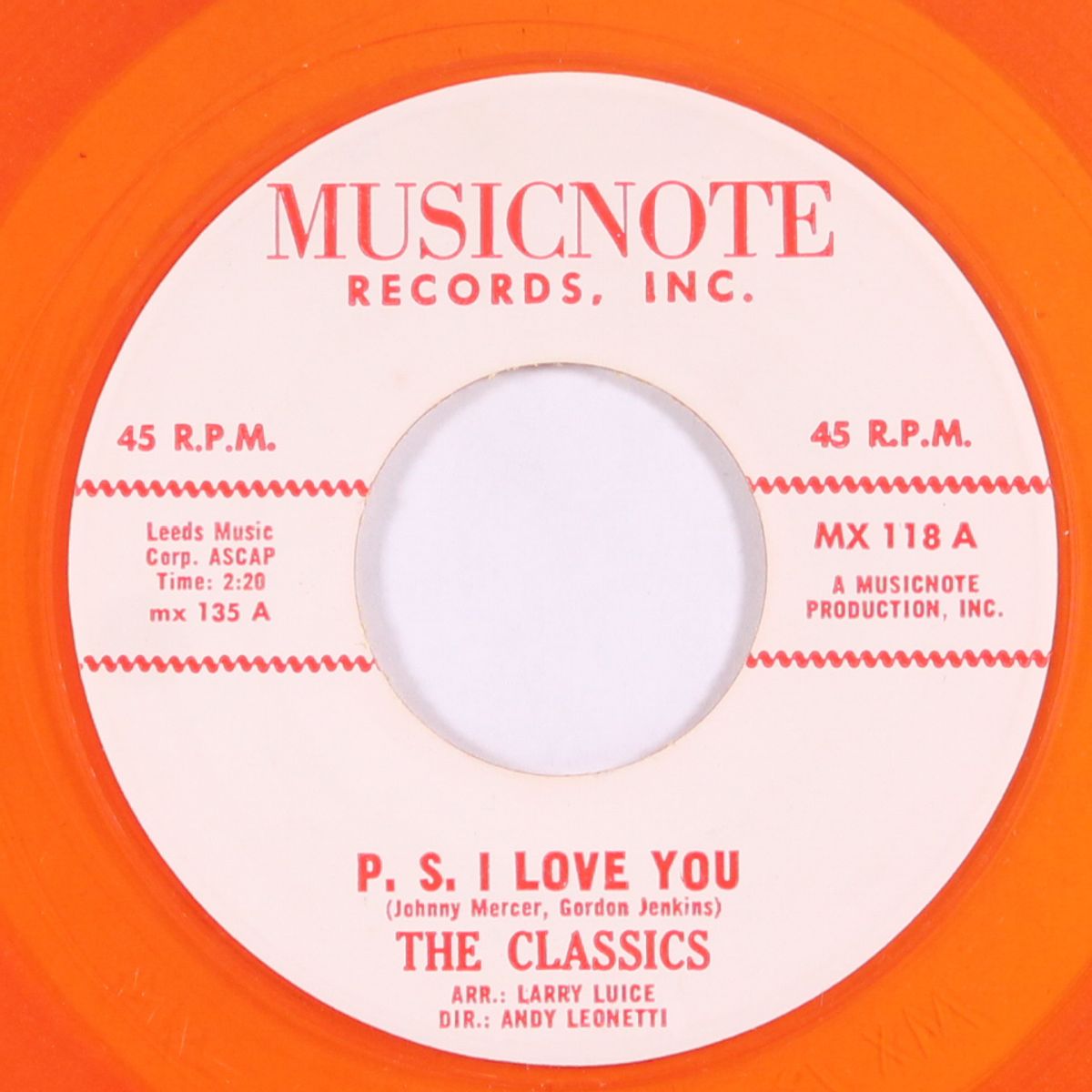 p.s. i love you / wrap your troubles in dreams by CLASSICS