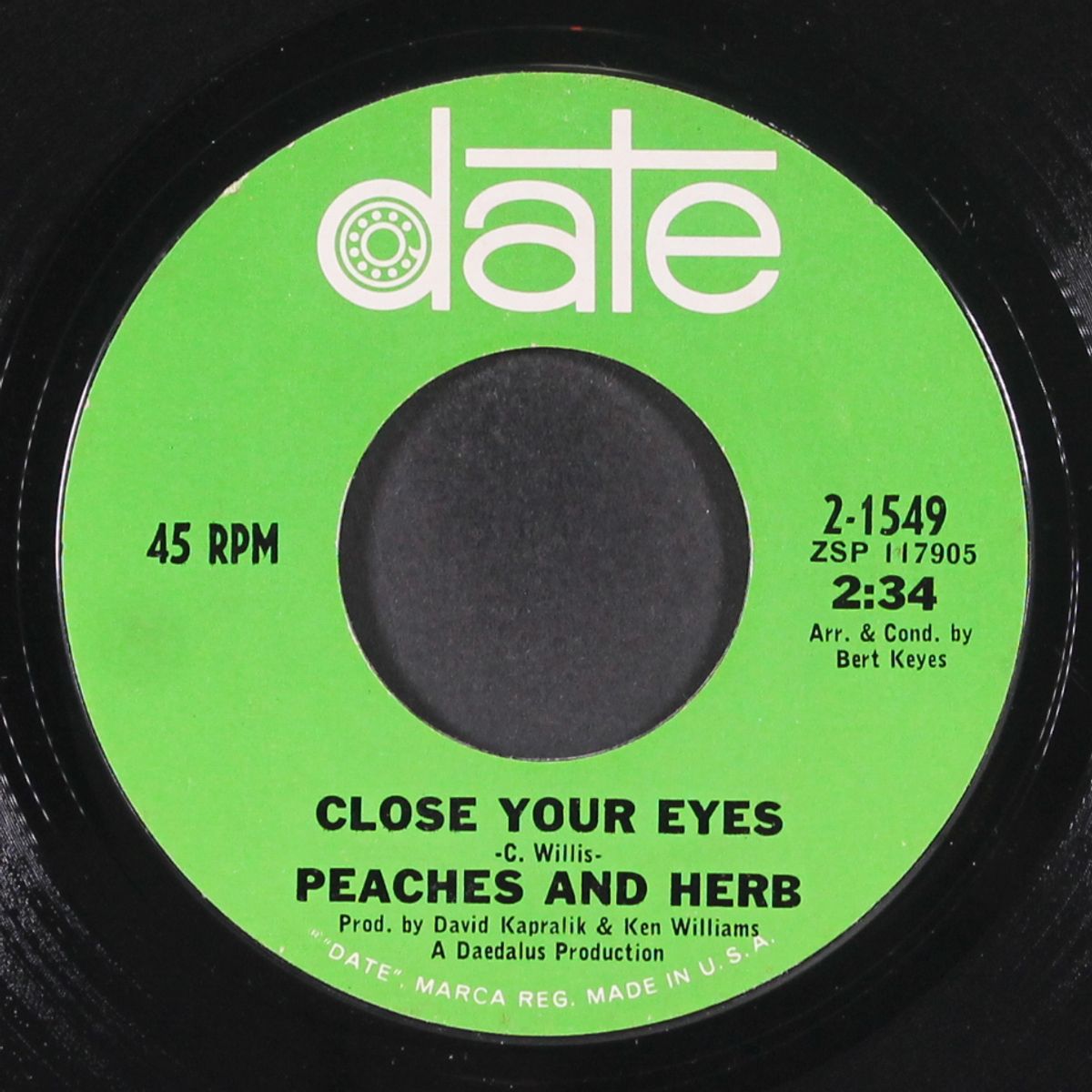 close your eyes by PEACHES & HERB