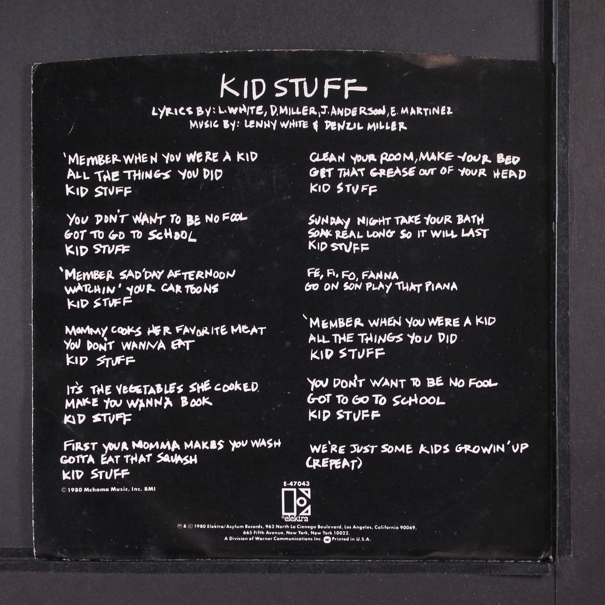 kid stuff by TWENNYNINE W/ LENNY WHITE