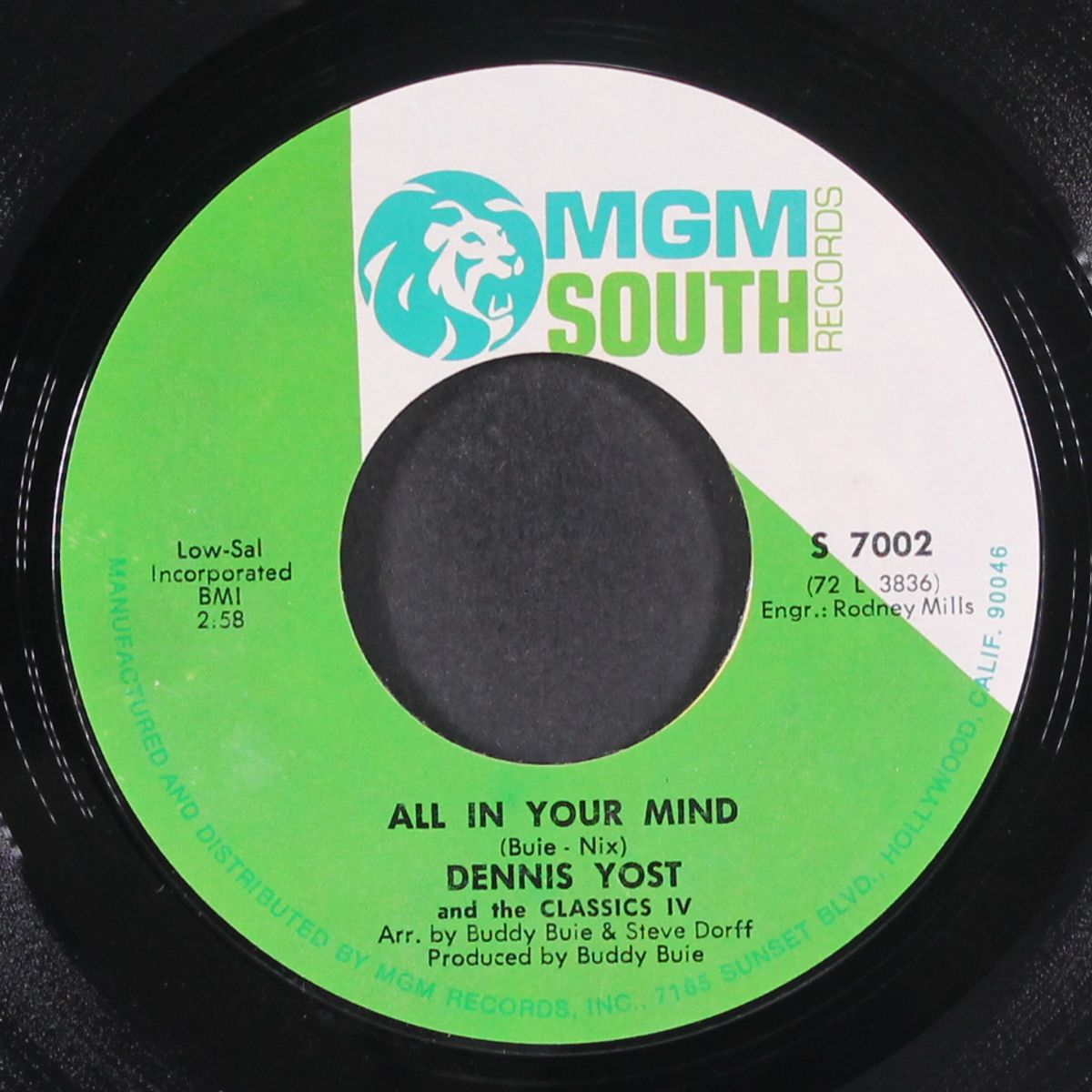 what am i crying for? / all in your mind by DENNIS YOST & CLASSICS IV